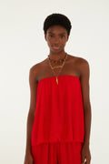 Blusa Sin Tirantes Textura