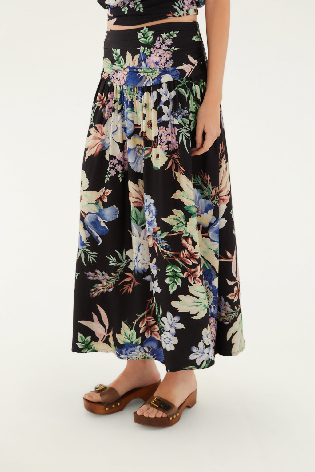 Falda Estampada Floral Leni
