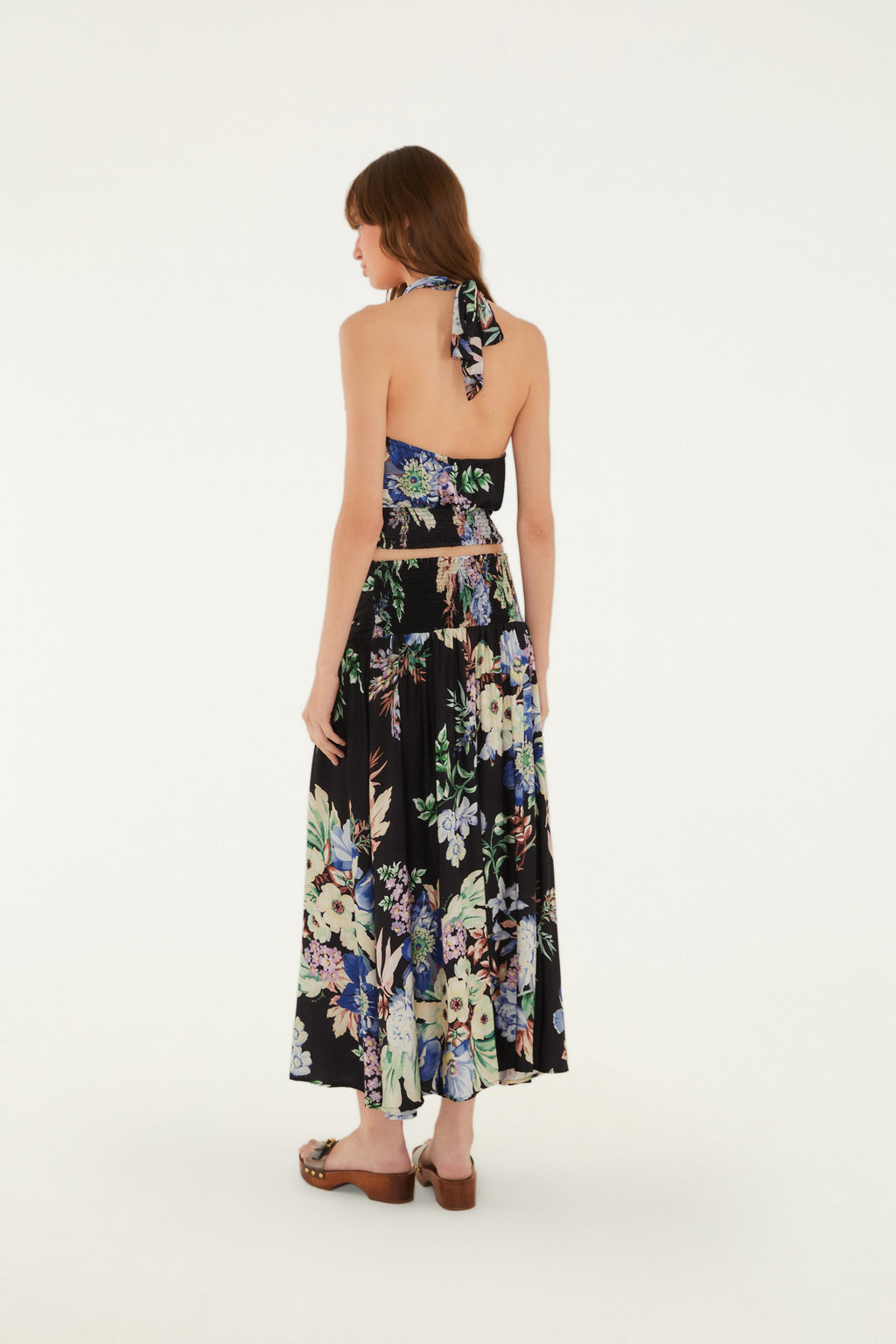 Falda Estampada Floral Leni