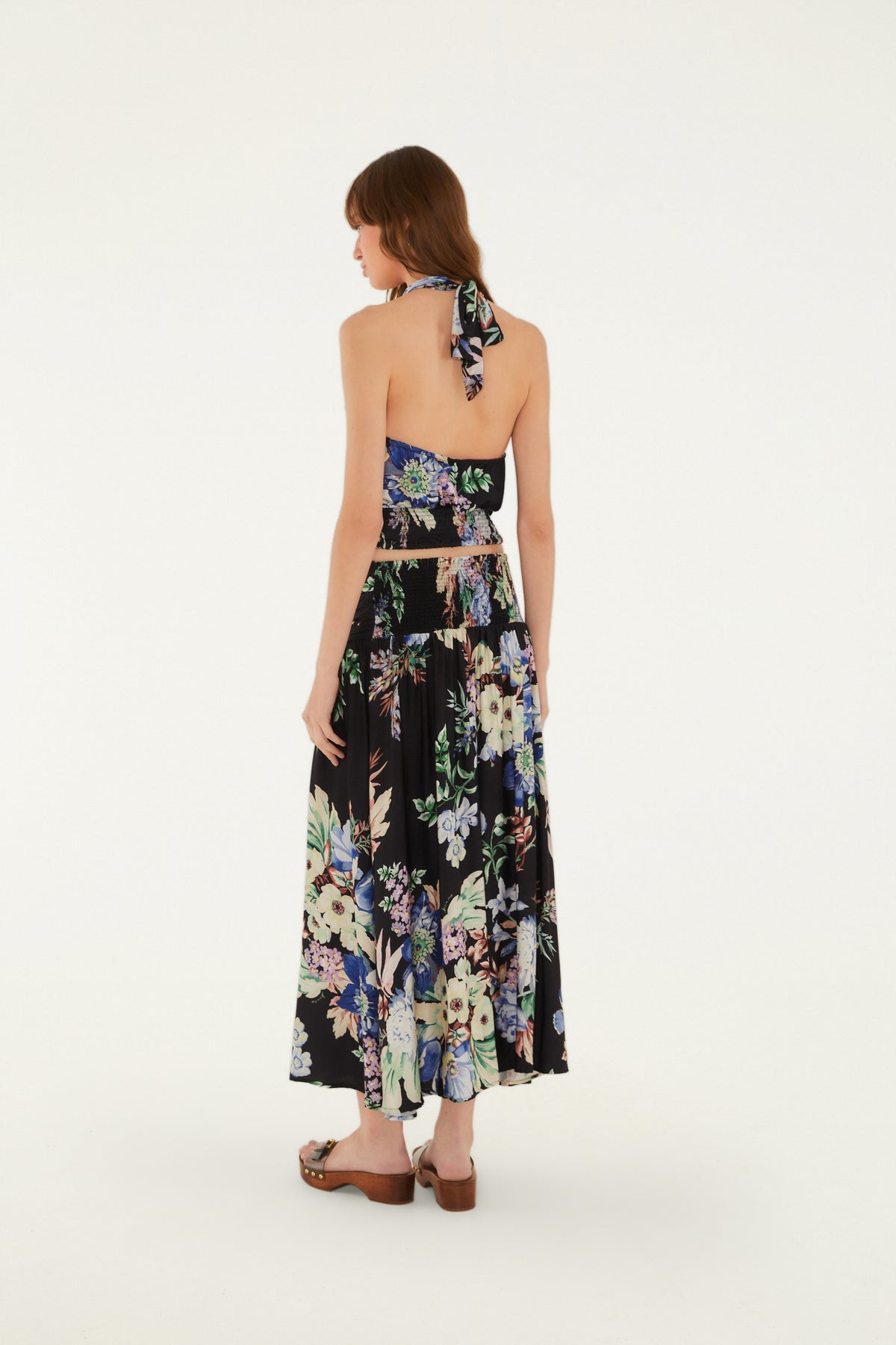 Falda Estampada Floral Leni
