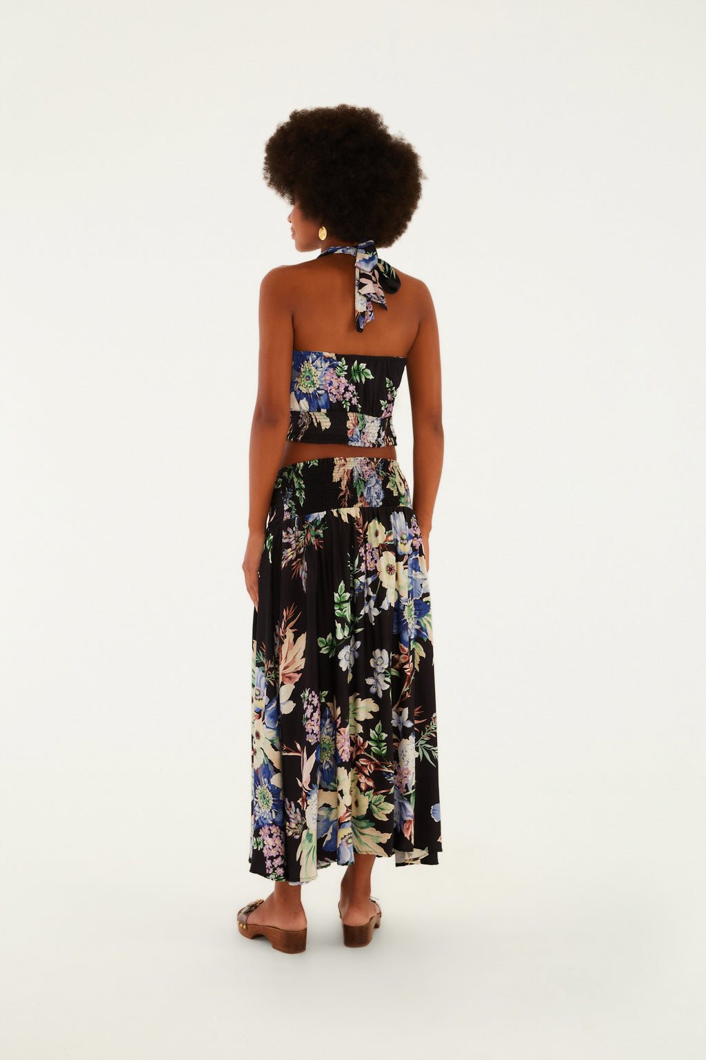 Falda Estampada Floral Leni