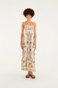 Vestido Cropped Estampado Flor Do Deserto