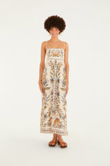 Vestido Cropped Estampado Flor Do Deserto