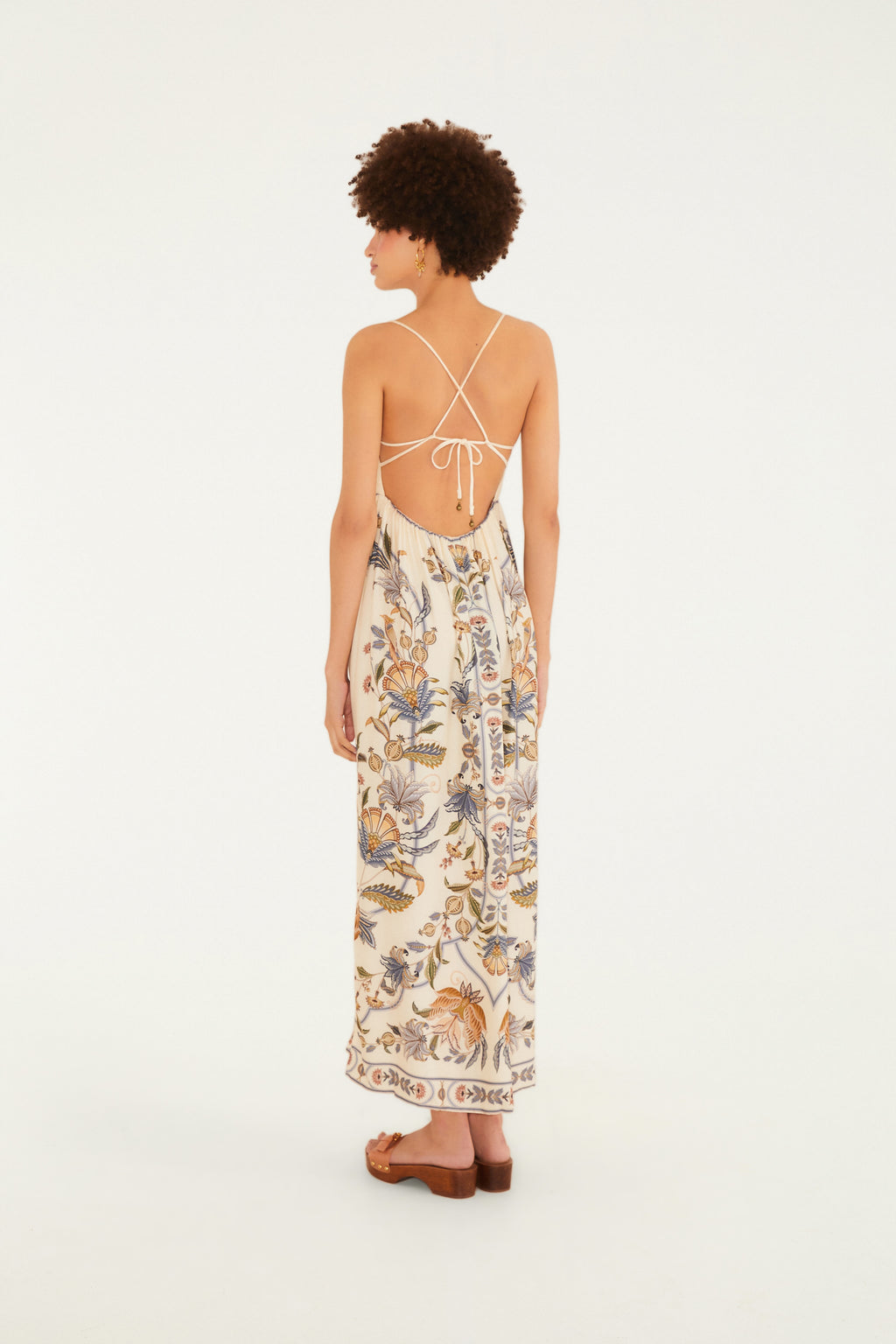 Vestido Cropped Estampado Flor Do Deserto