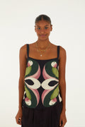 Blusa Estampada Arara De Flor
