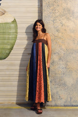 Vestido Artesanal Parches De Encaje