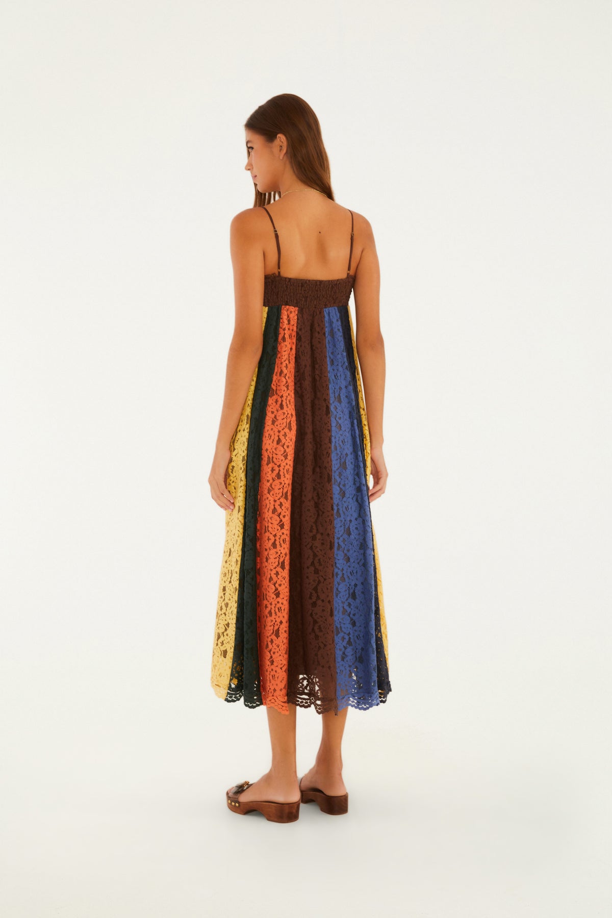 Vestido Artesanal Parches De Encaje