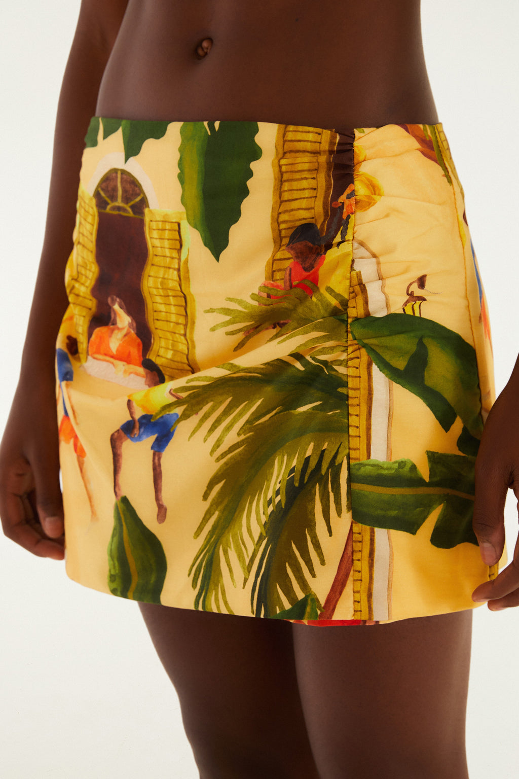 Short Falda Estampado Café Da Tarde - FARM Rio