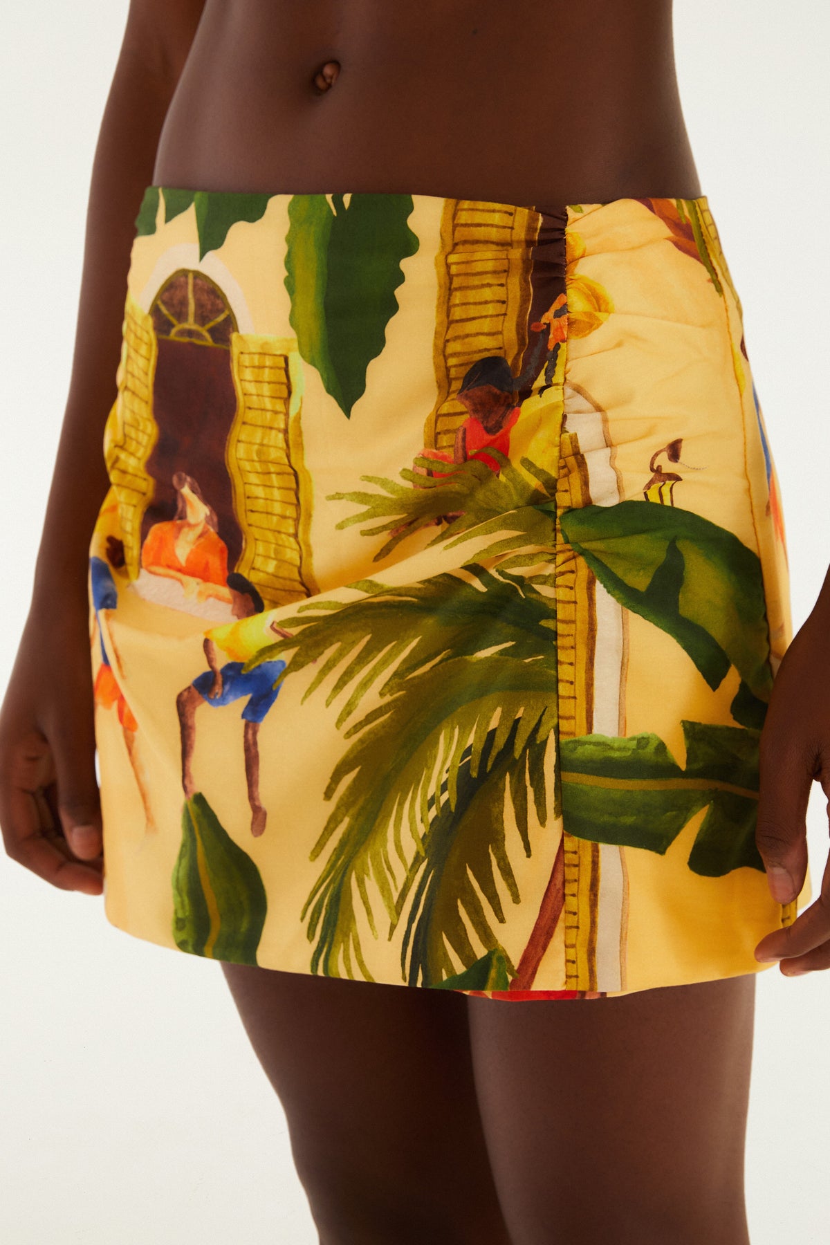 Short Falda Estampado Café Da Tarde - FARM Rio