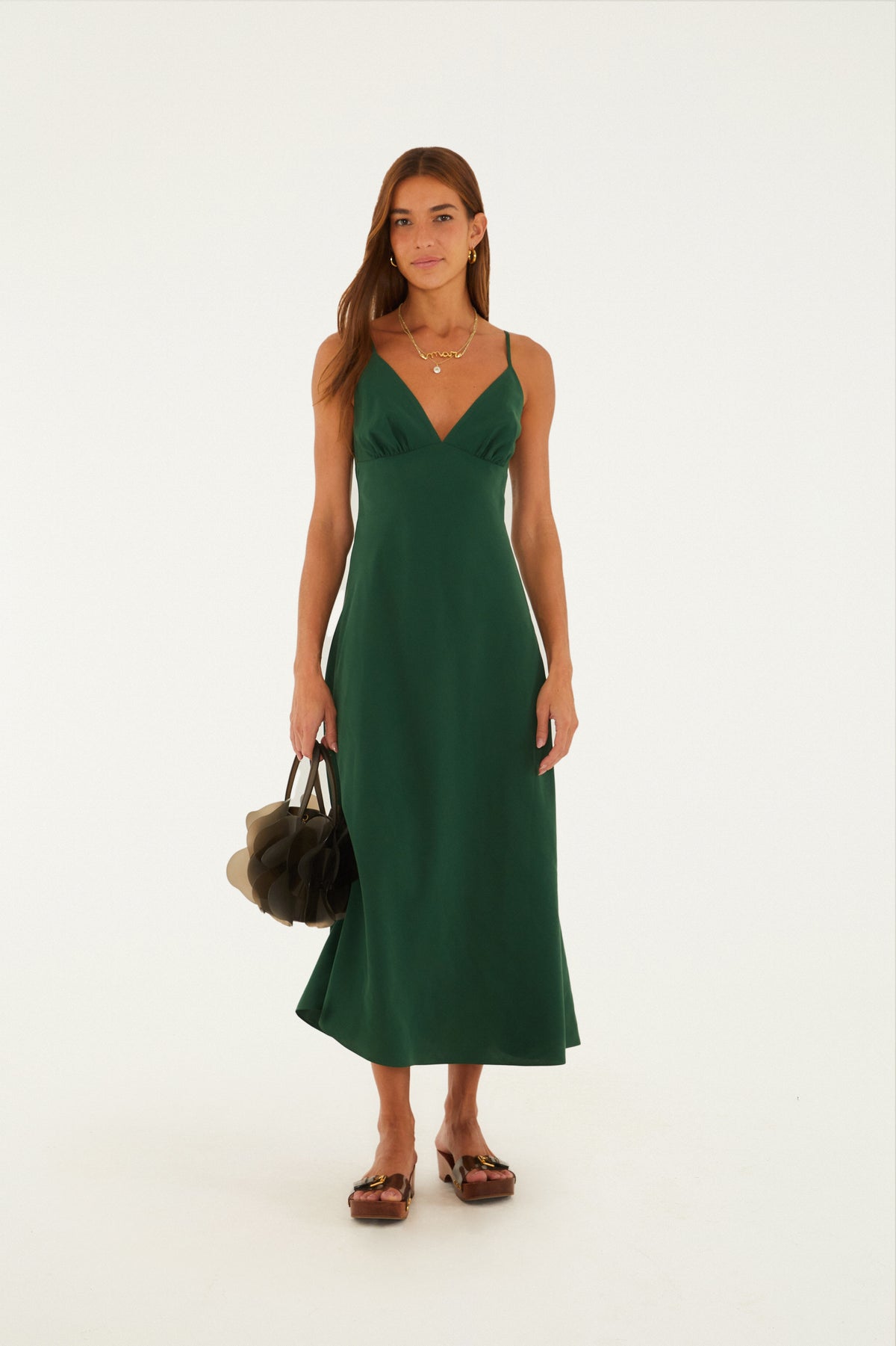 Vestido Sesgado Midi