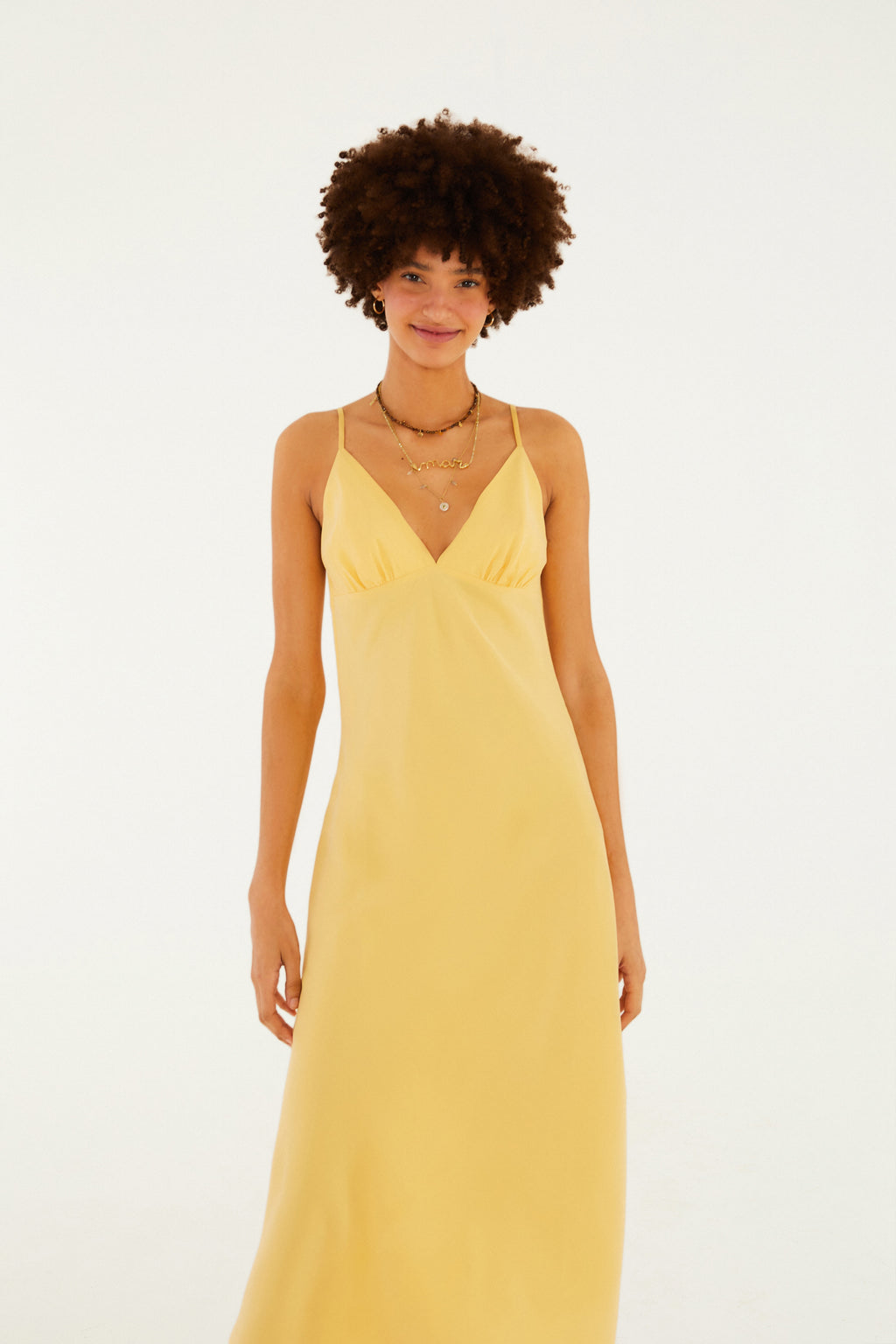 Vestido Sesgado Midi