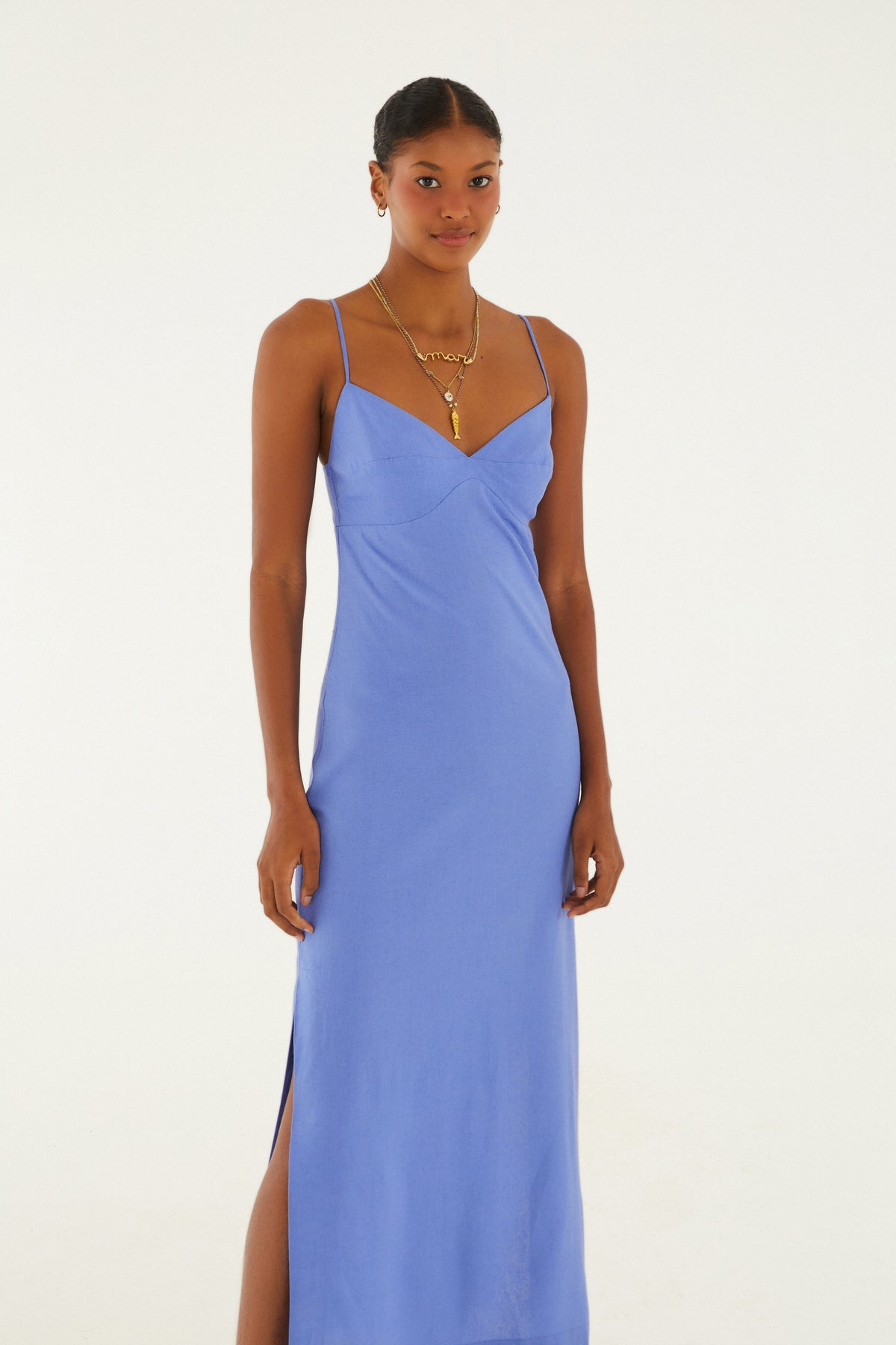 Vestido Recto Midi