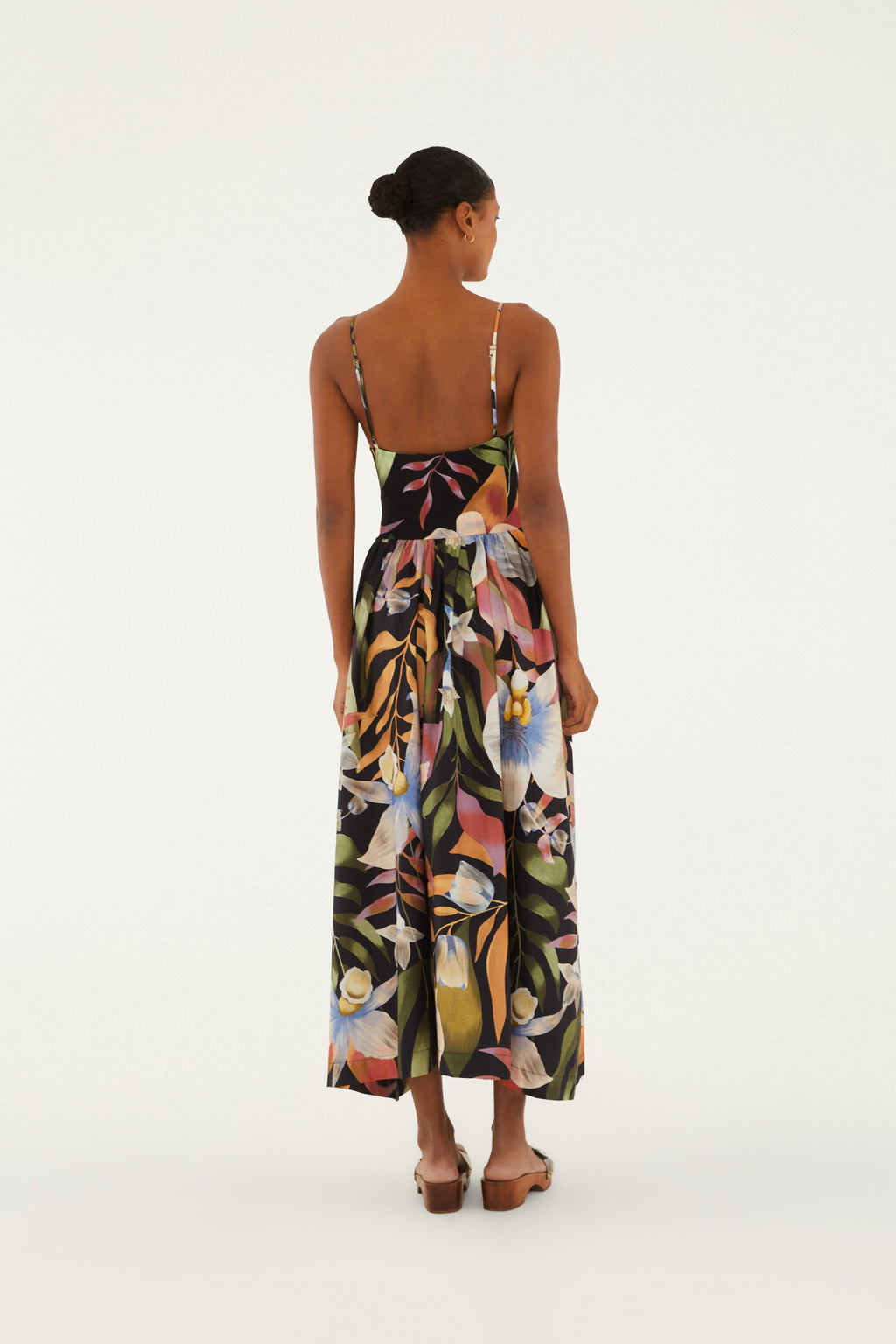 Vestido Cropped Estampado Vento De Flor