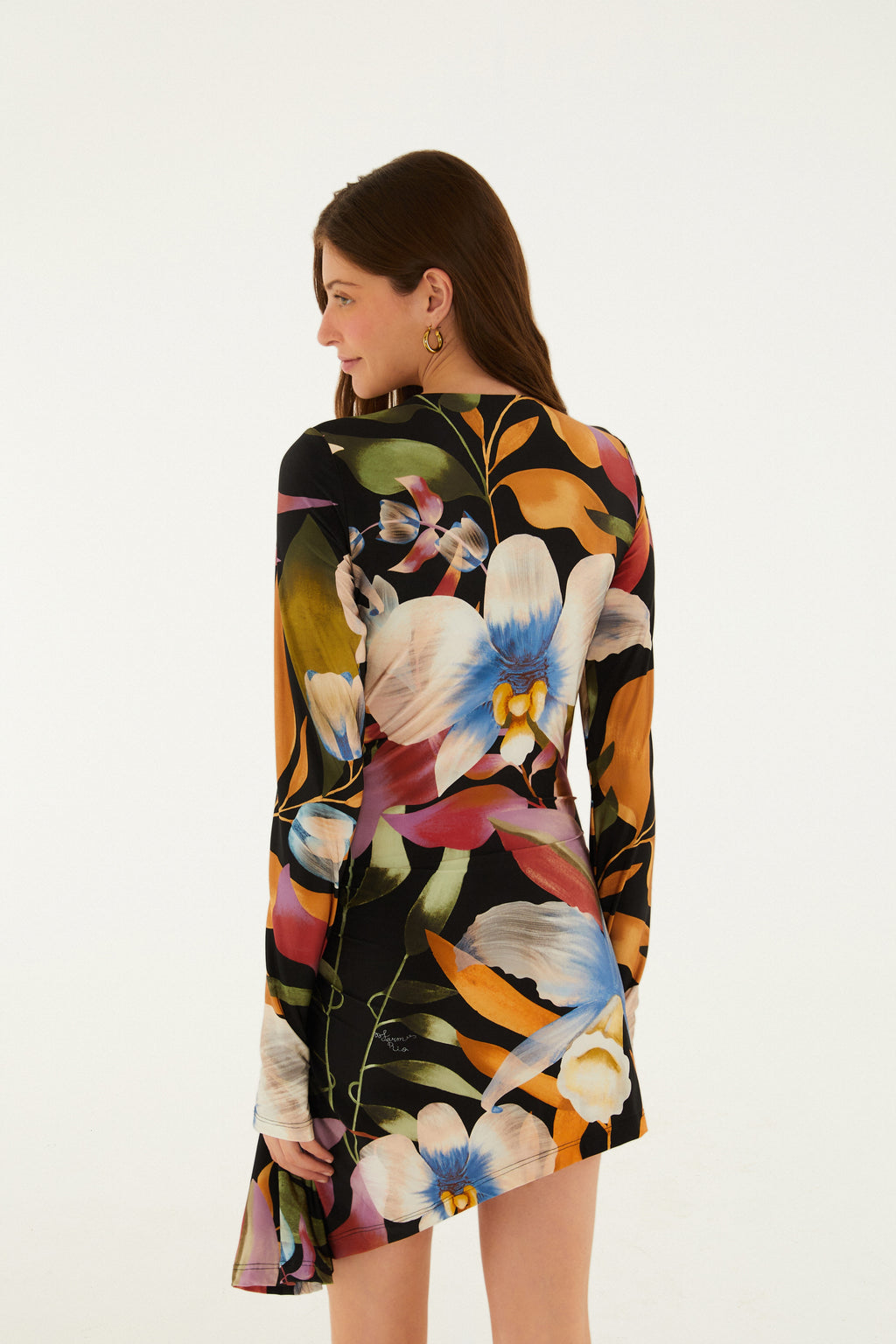 Vestido Túnica Estampado Vento De Flor