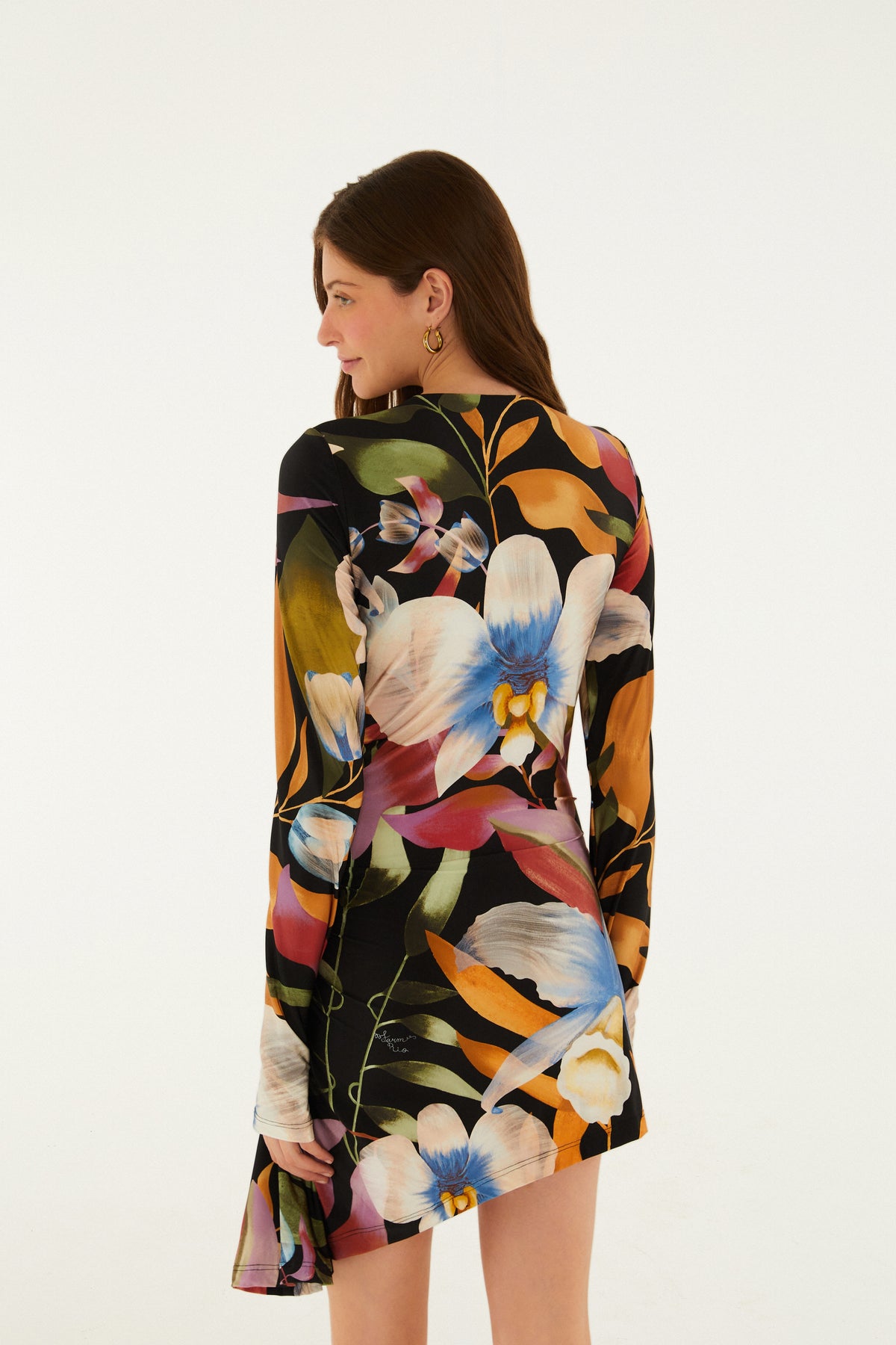 Vestido Túnica Estampado Vento De Flor