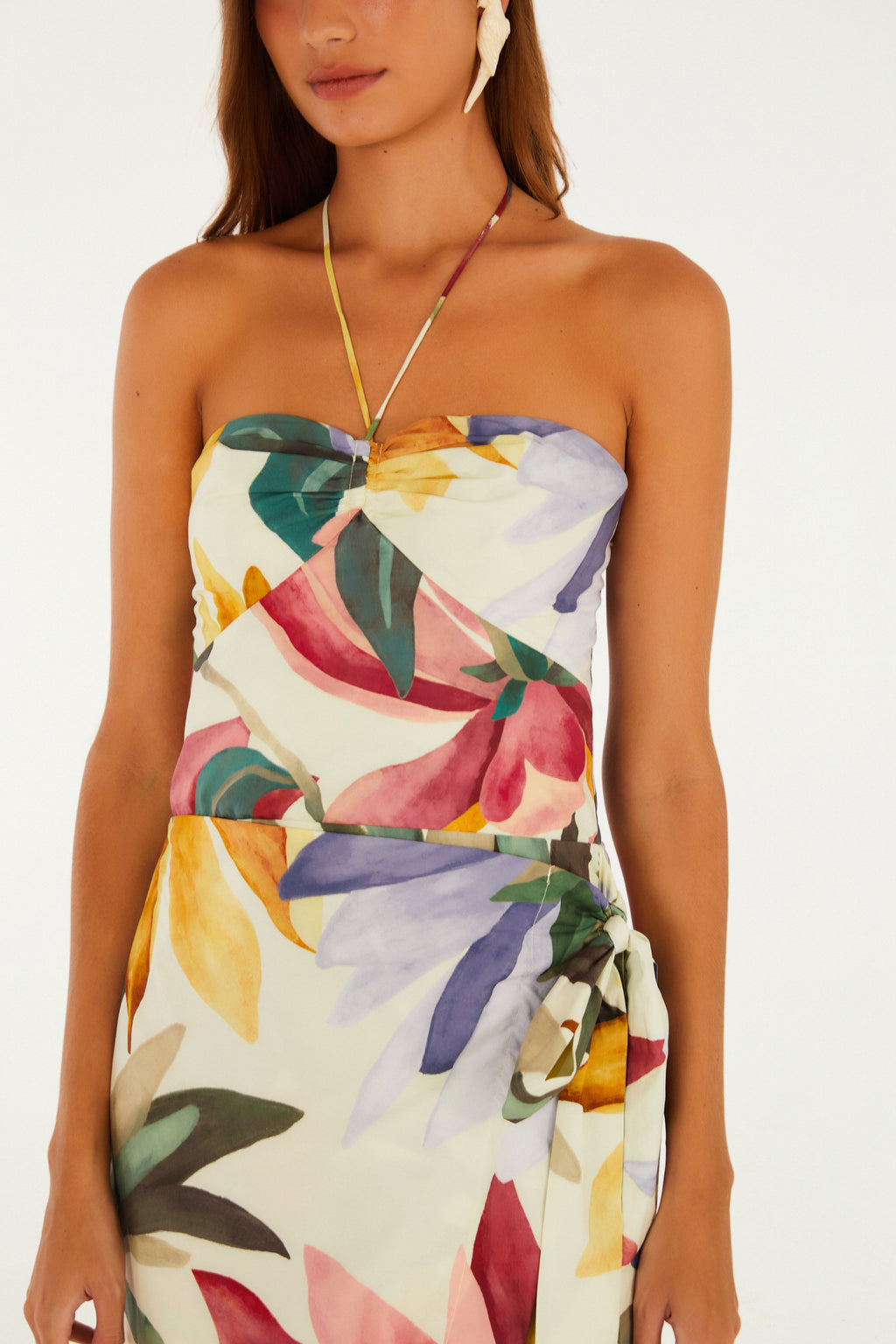 Vestido Estampado Chita Pintada