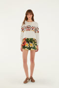 Short Estampado Sonho De Flor
