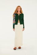 Falda Recta Cropped Textura