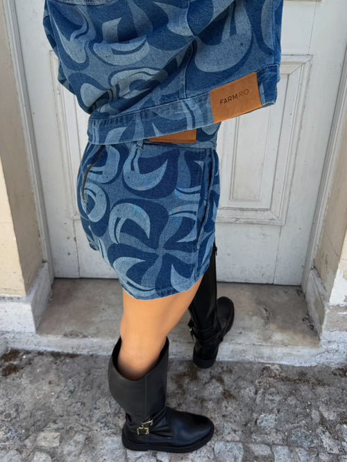 Short Jeans Láser Tuca Tropical