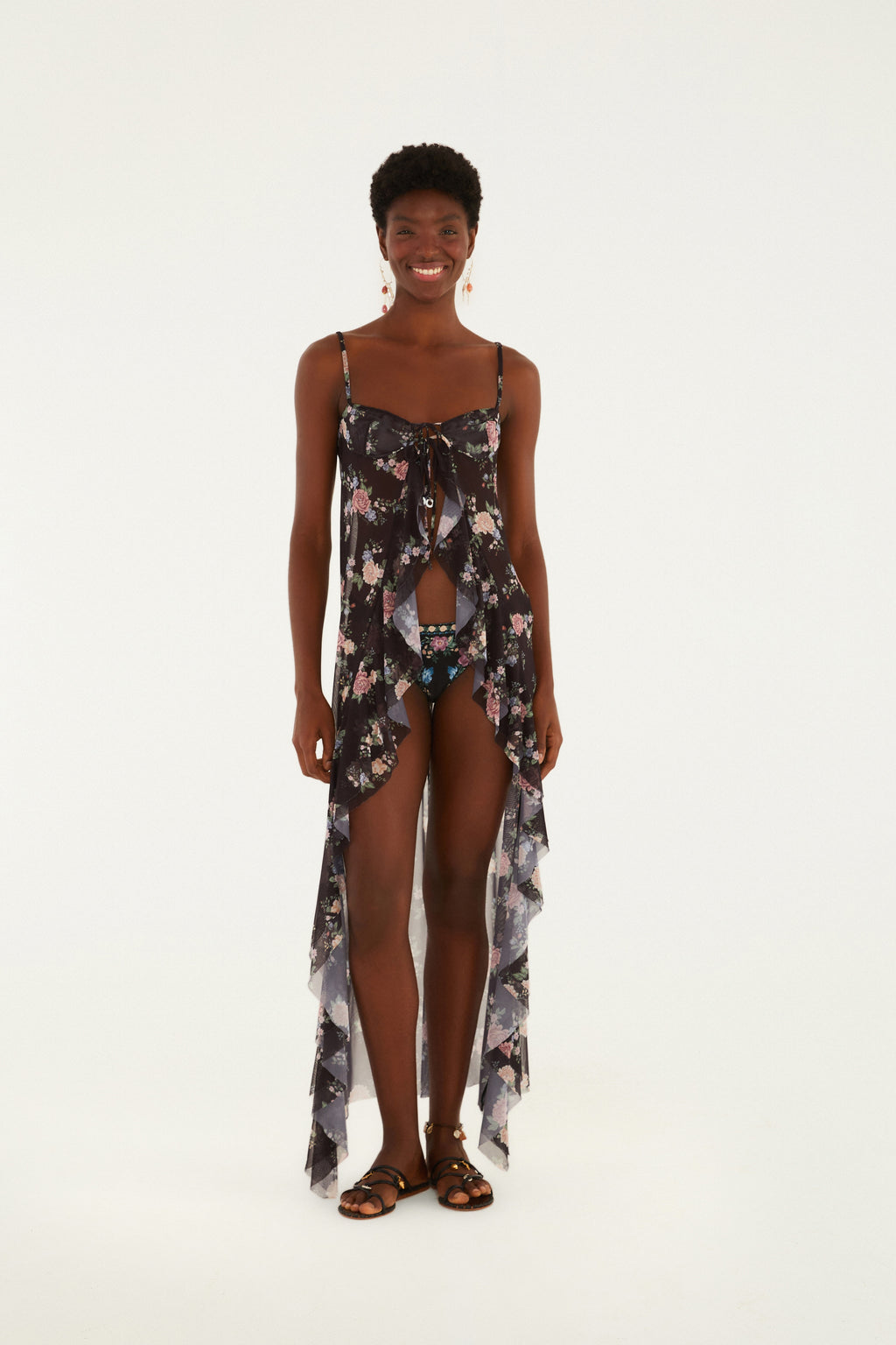 Túnica Estampada Floral Romance