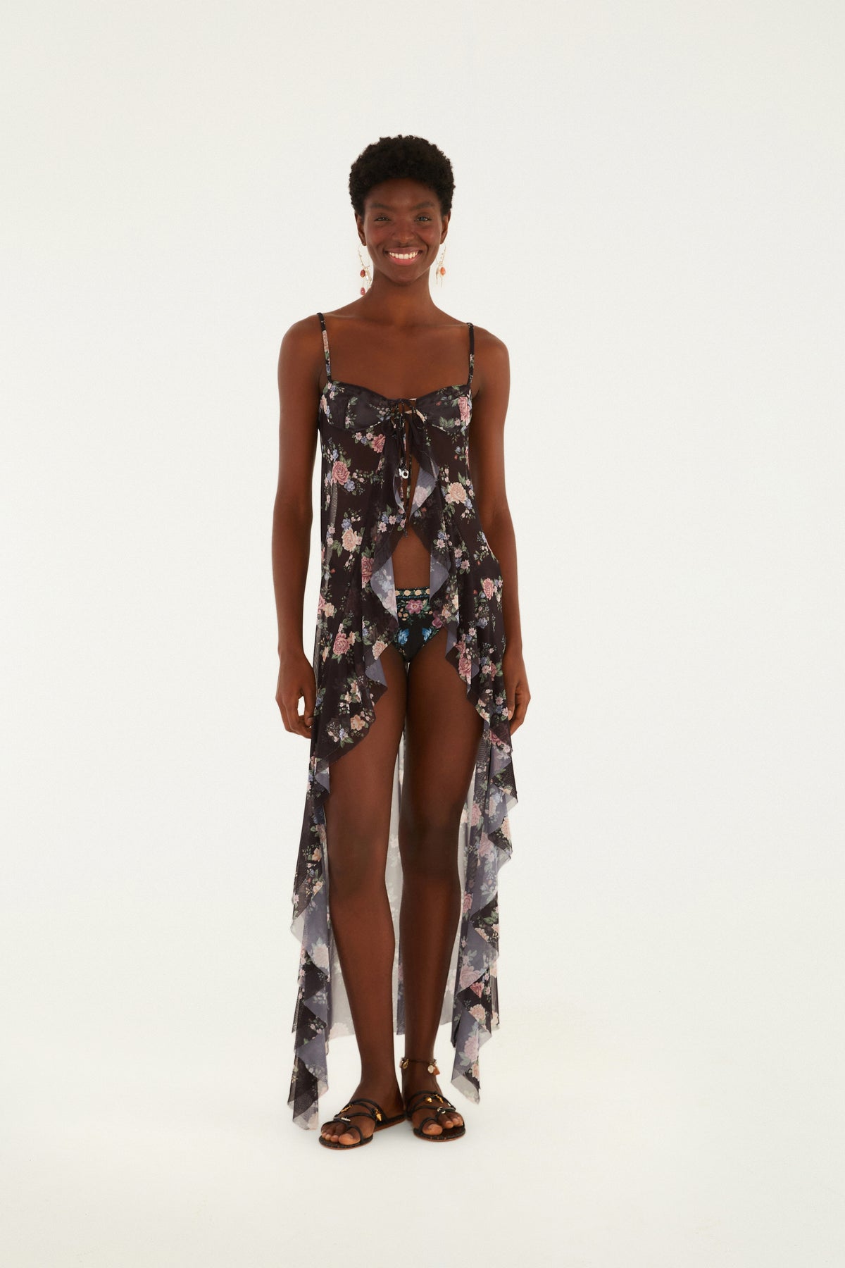 Túnica Estampada Floral Romance