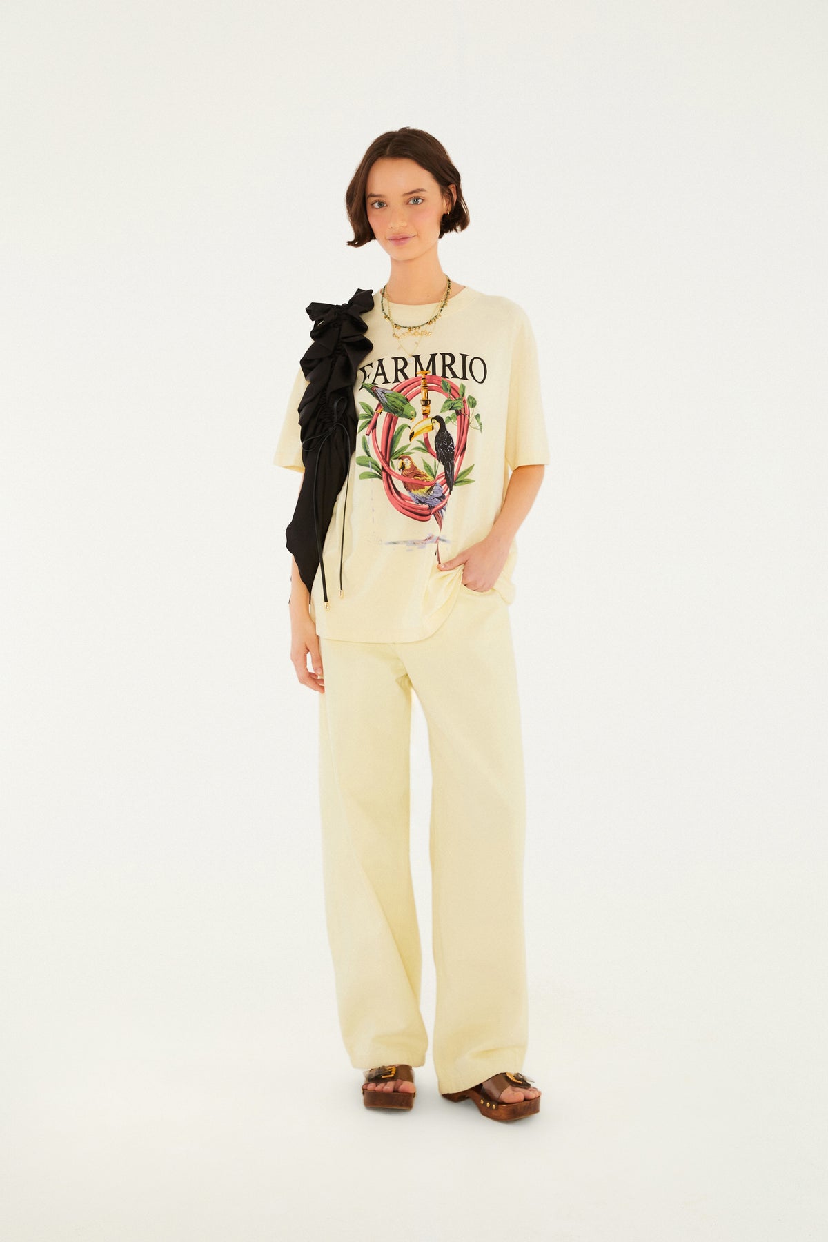 Pantalón Sarga Cintura Baja Leni