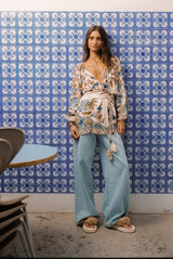 Pantalón Jeans Wide Faver Media