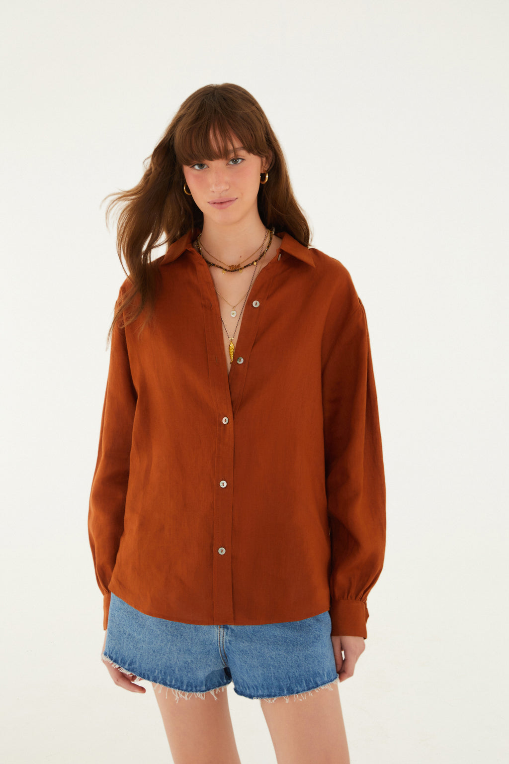 Camisa Mangas Lino