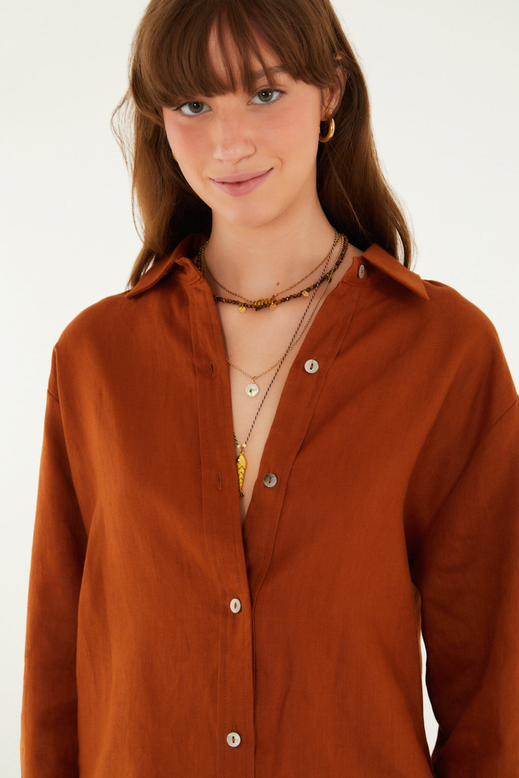 Camisa Mangas Lino