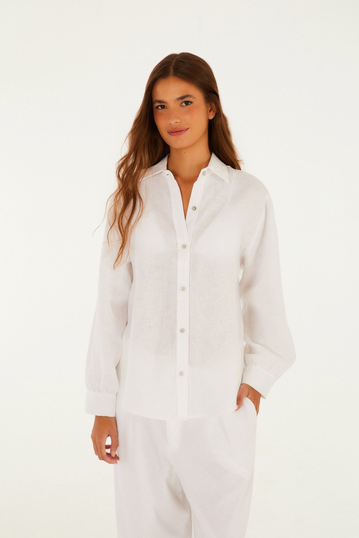 Camisa Mangas Lino