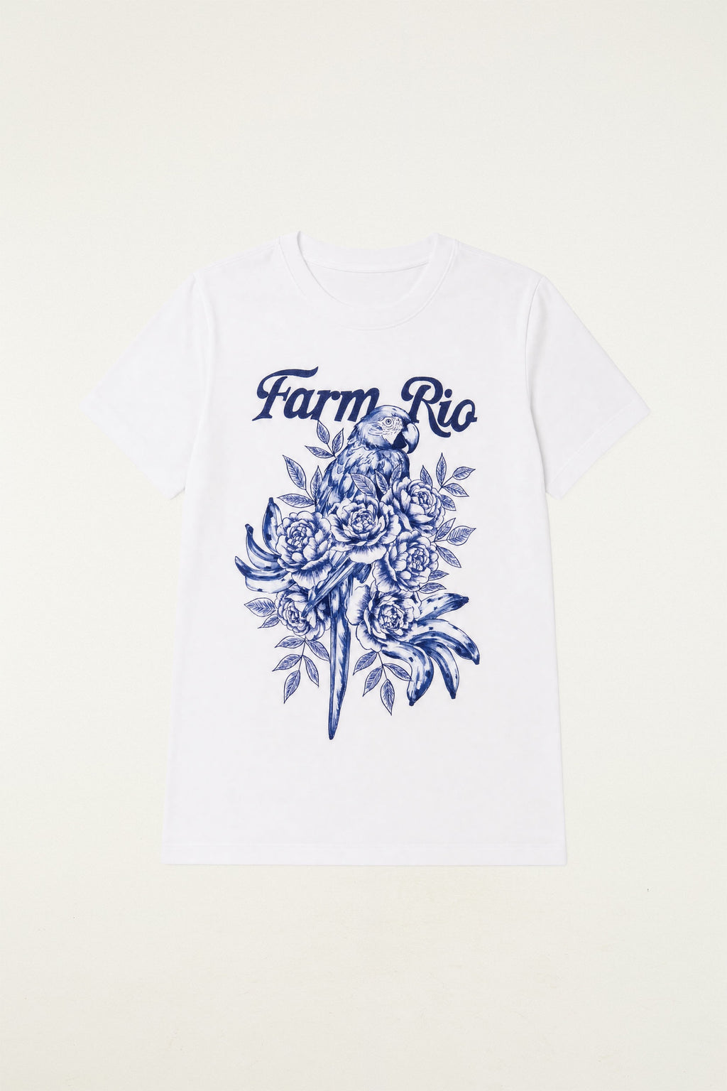 Camiseta Fit Arara Em Flores