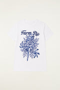 Camiseta Fit Arara Em Flores
