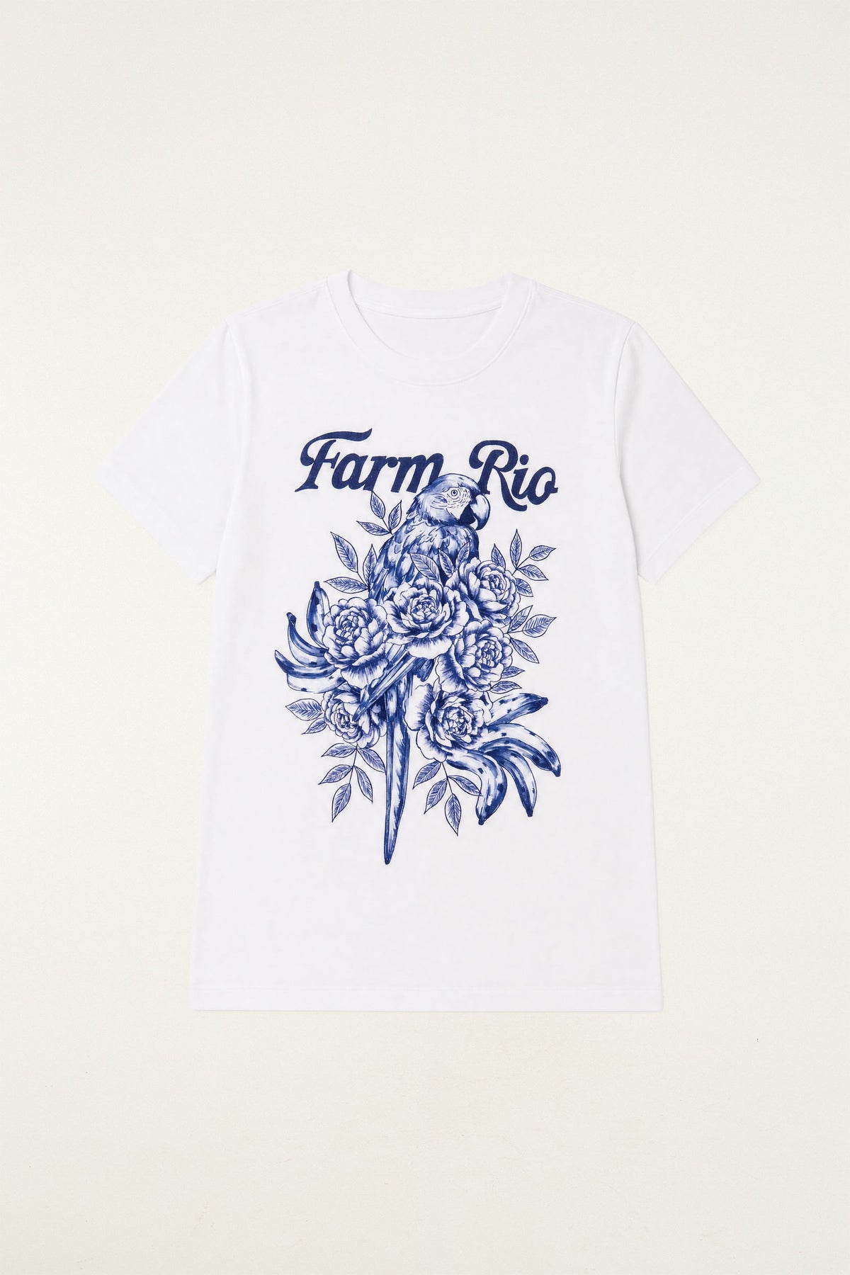 Camiseta Fit Arara Em Flores