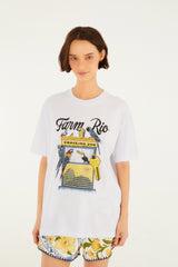 Camiseta Media Chaveiro Farm Rio