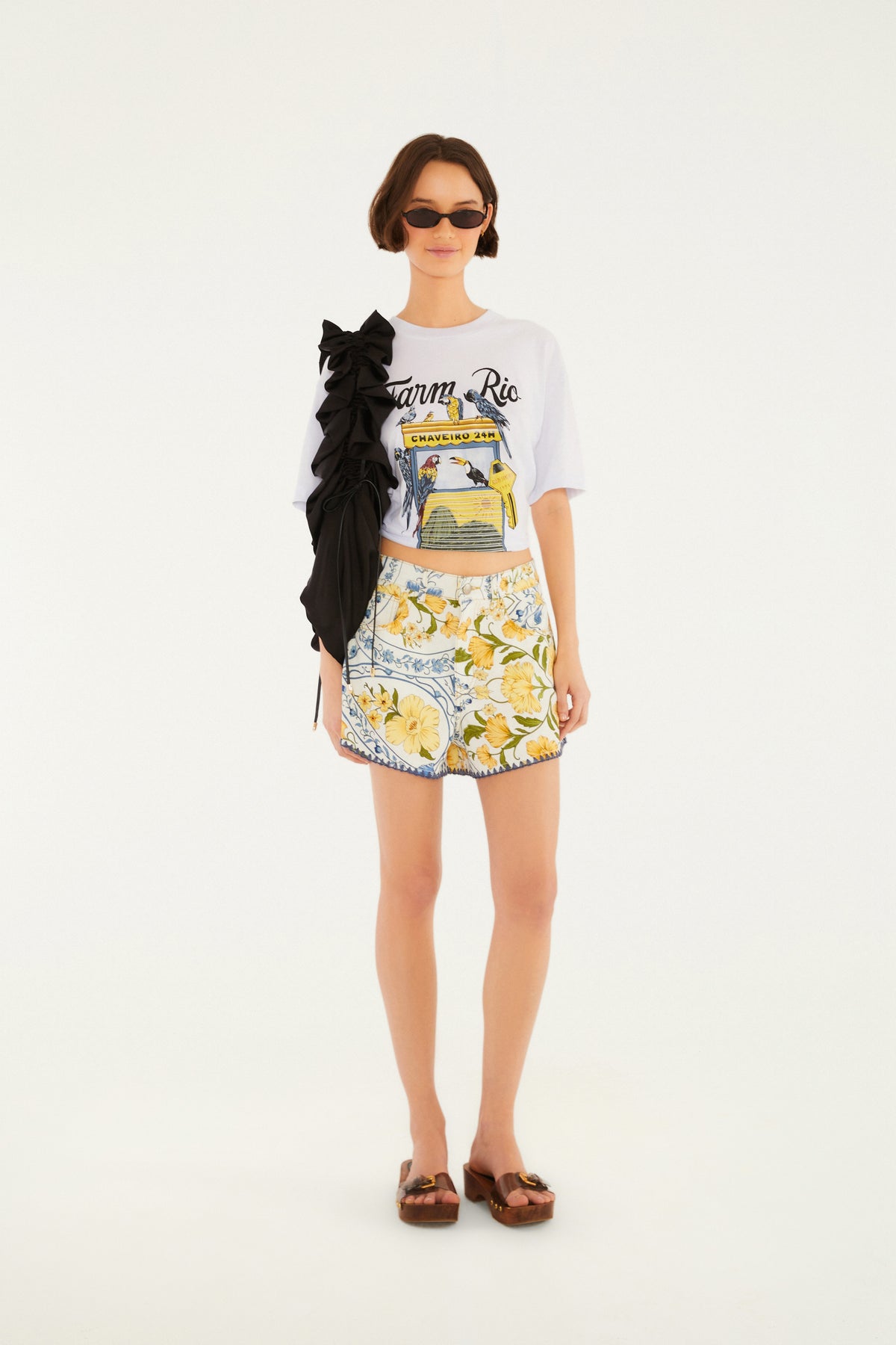 Camiseta Media Chaveiro Farm Rio