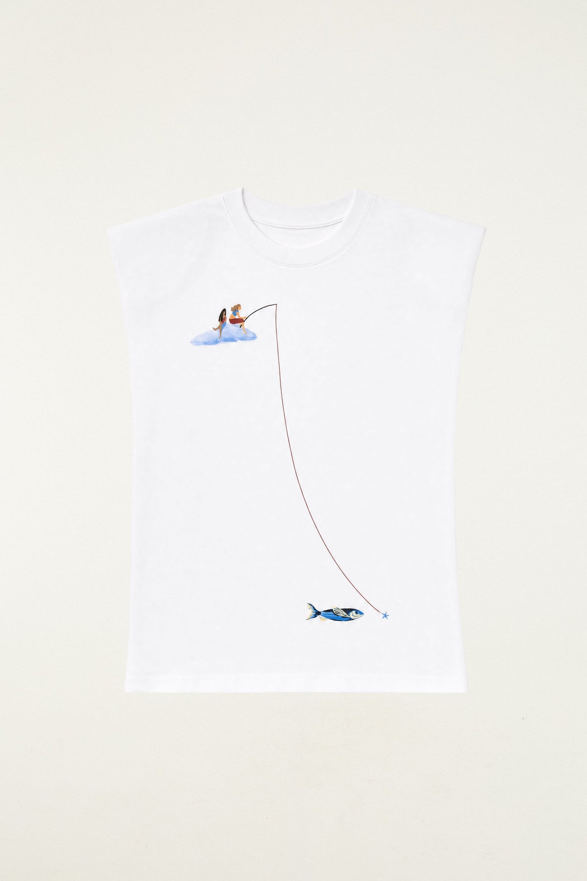 Camiseta Tirantes Pescando Sonhos