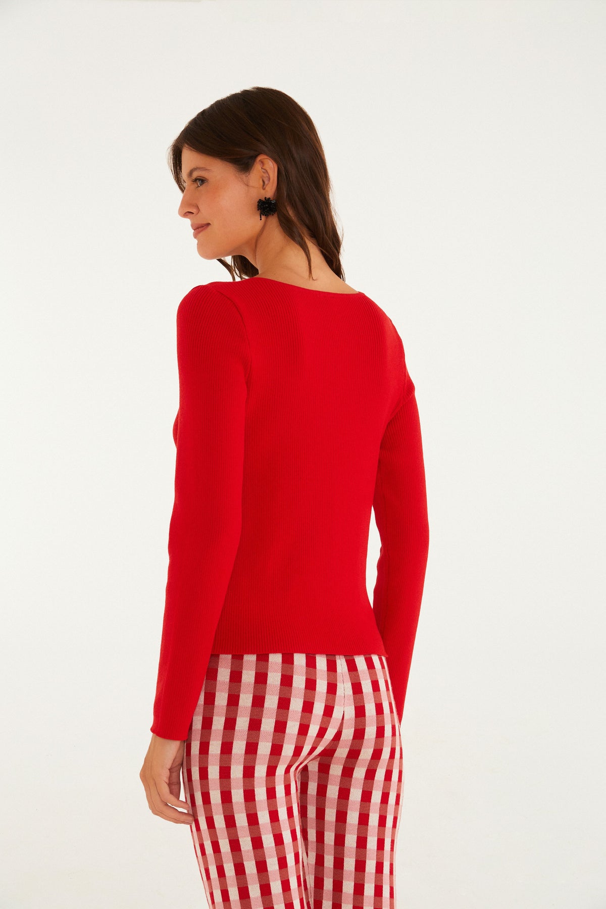 Blusa Tejida Manga Larga