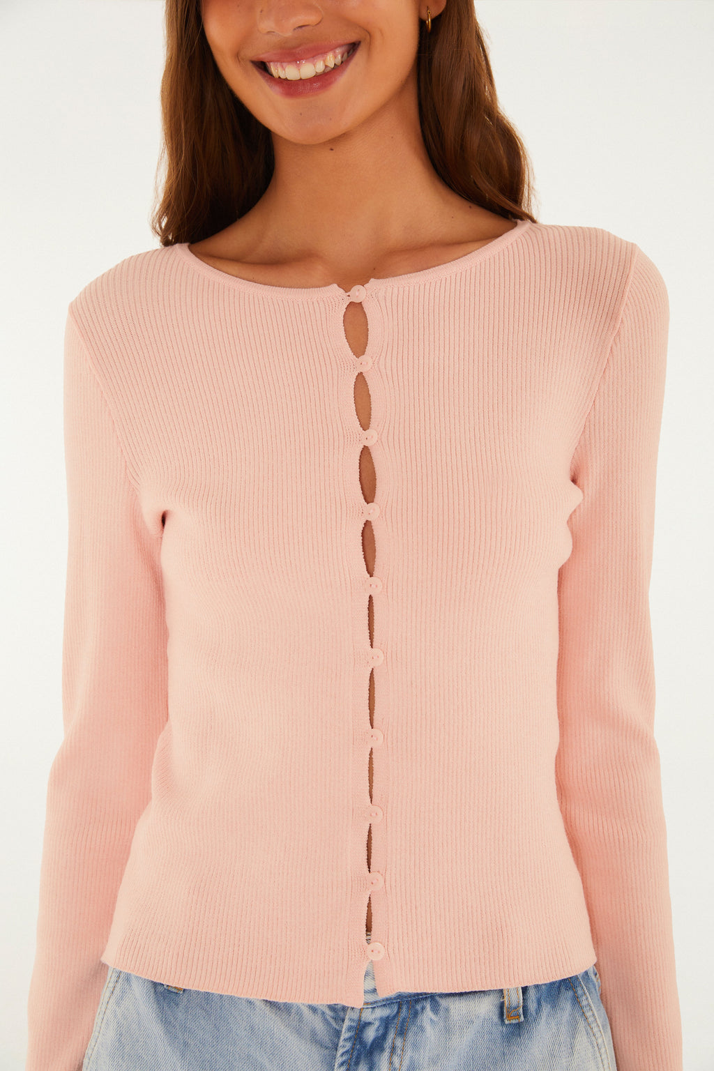 Blusa Tejida Manga Larga