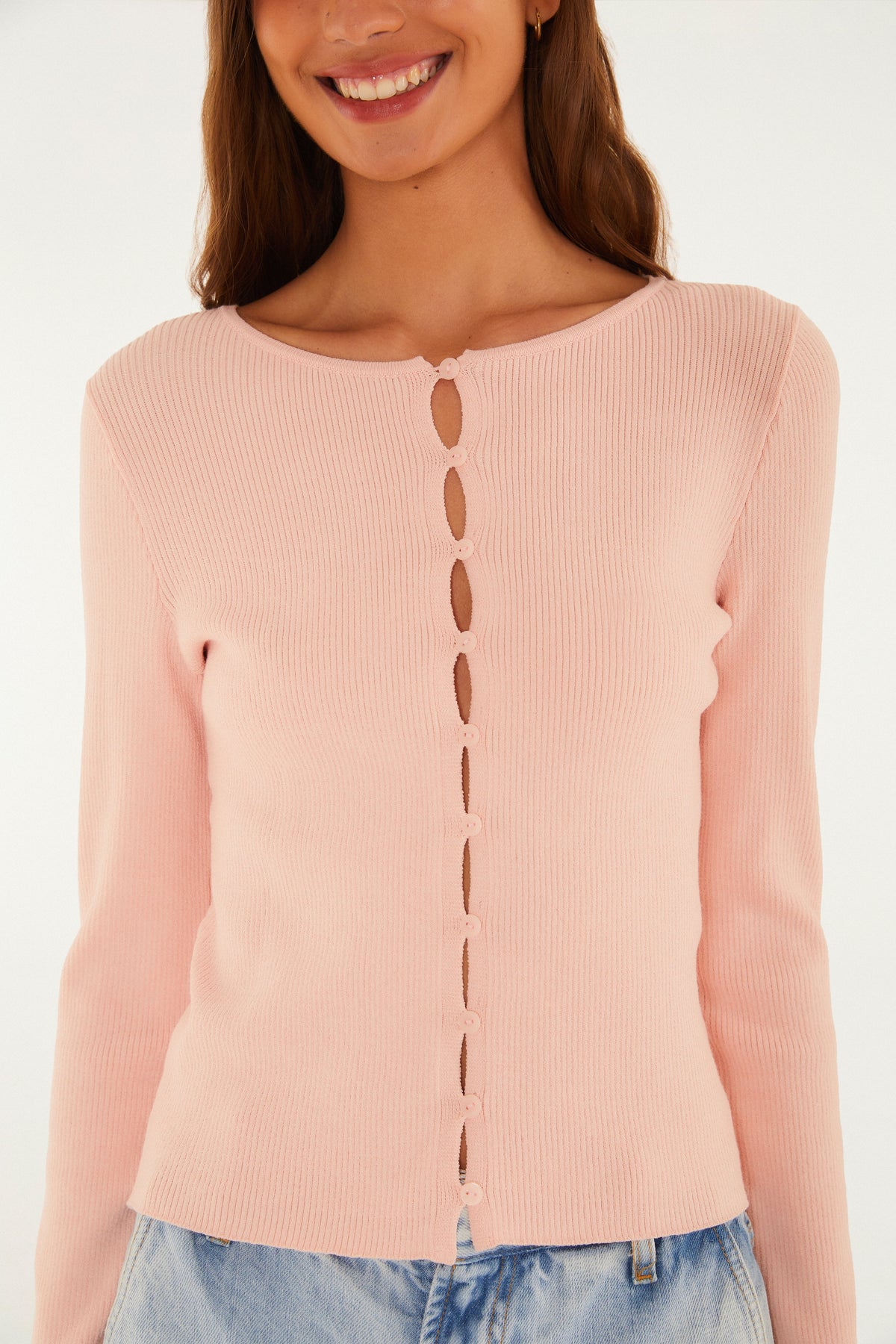Blusa Tejida Manga Larga