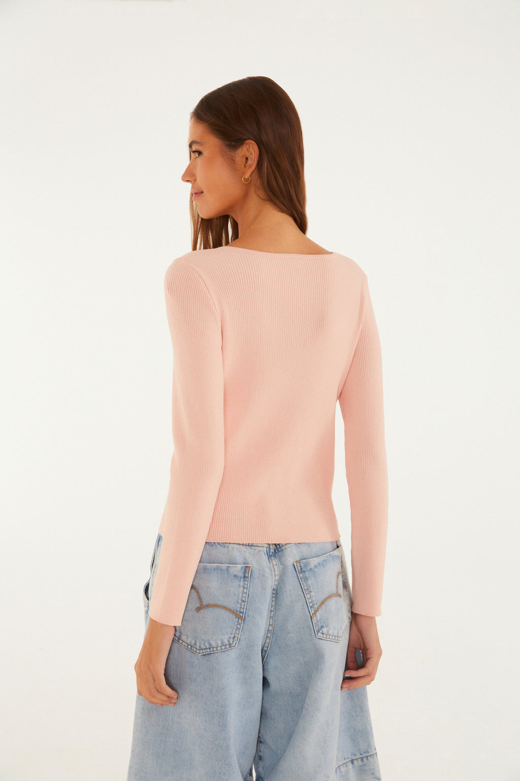 Blusa Tejida Manga Larga