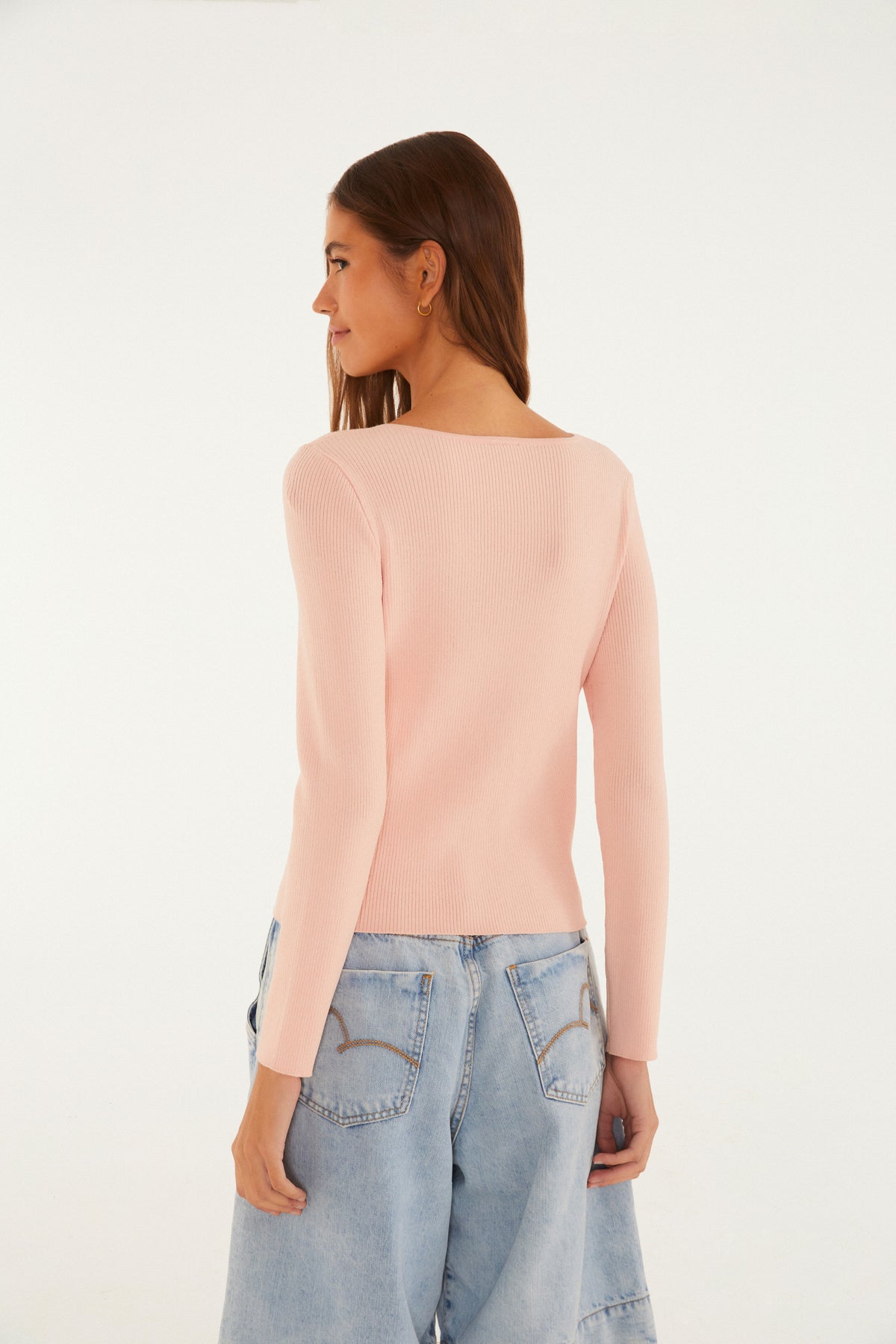 Blusa Tejida Manga Larga
