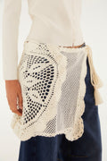 Falda Crochet Con Amarre
