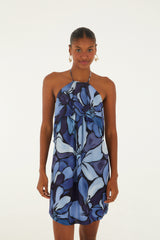 Vestido Corto Estampado Jardim De Amora