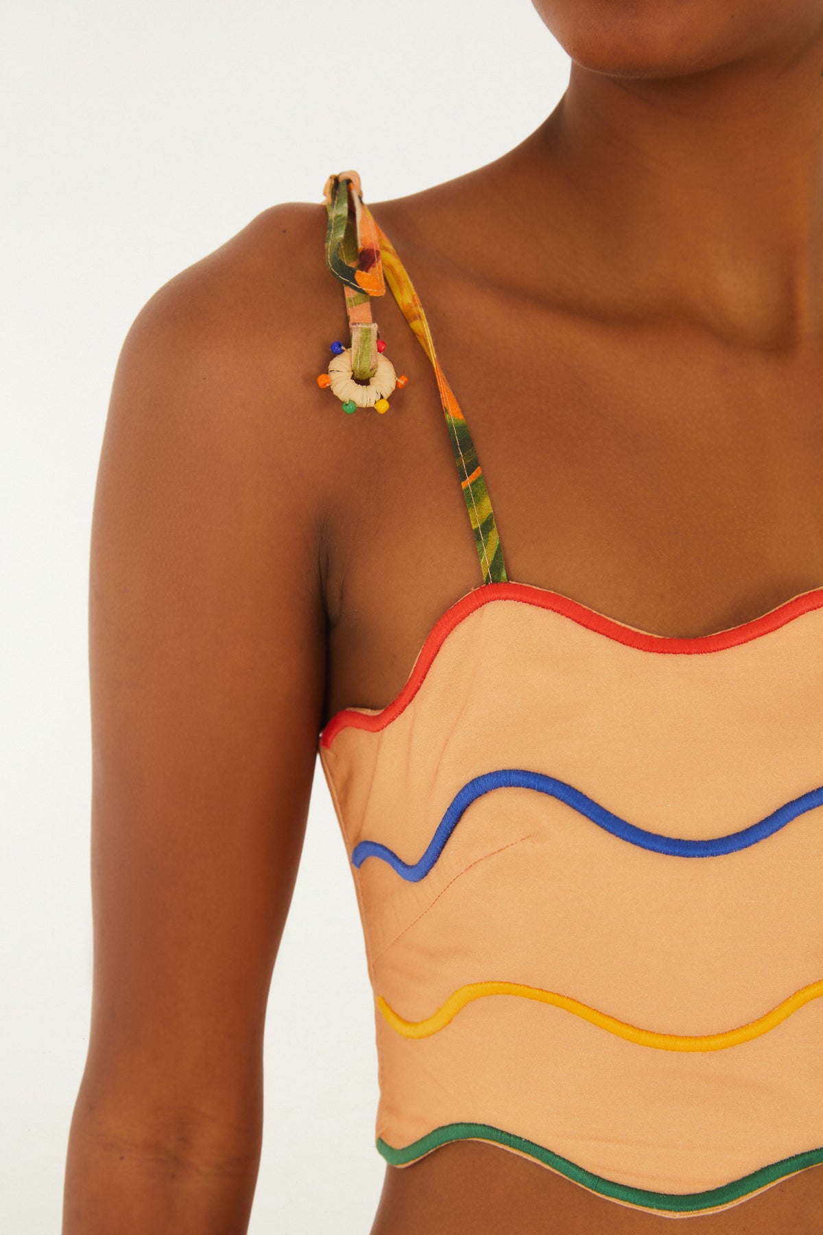 Blusa Tirante Estampada Vila Rio