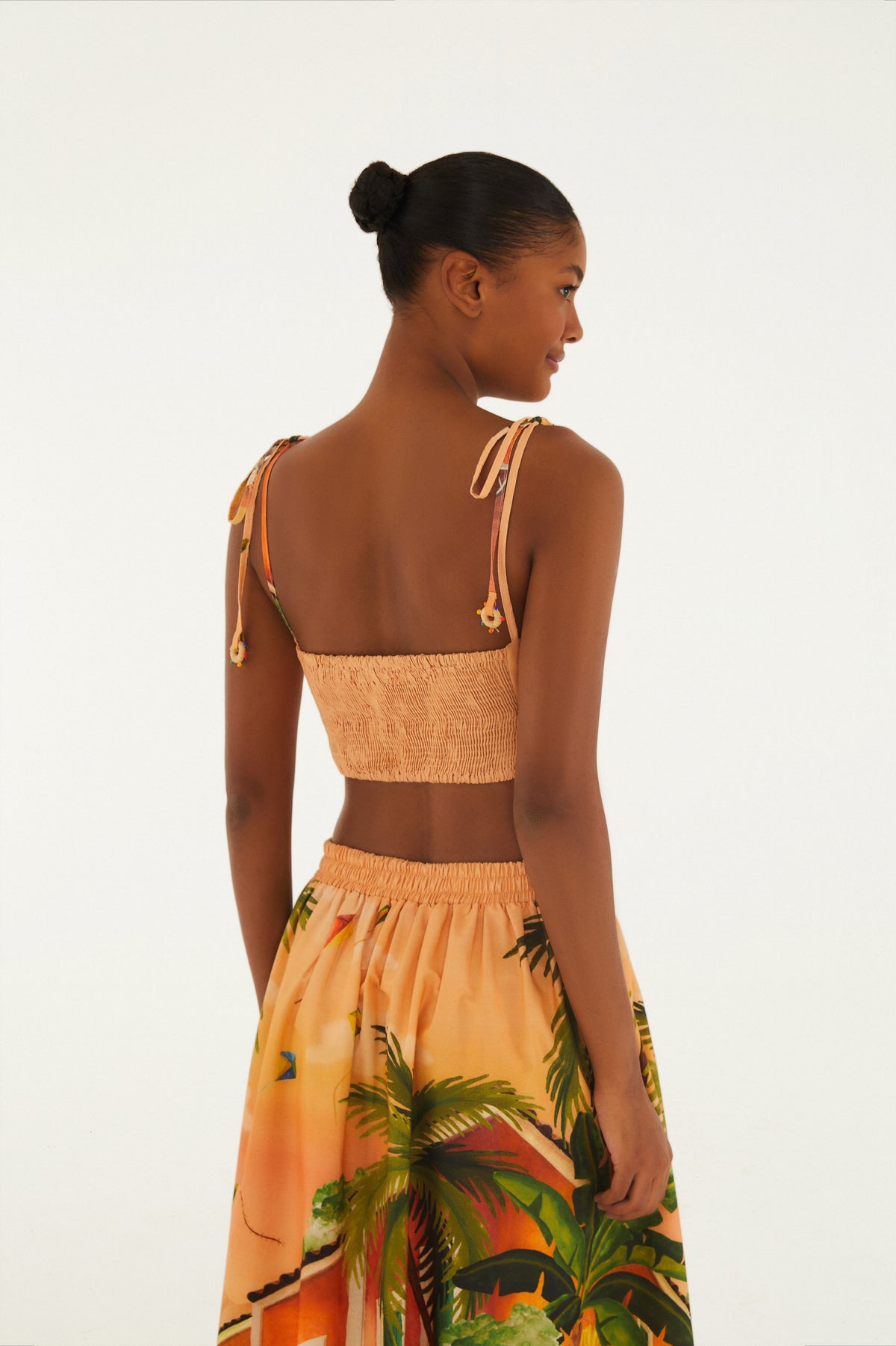 Blusa Tirante Estampada Vila Rio